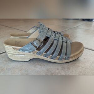 DANSKO Marion Leather Sandals Made In Brazil Size 41